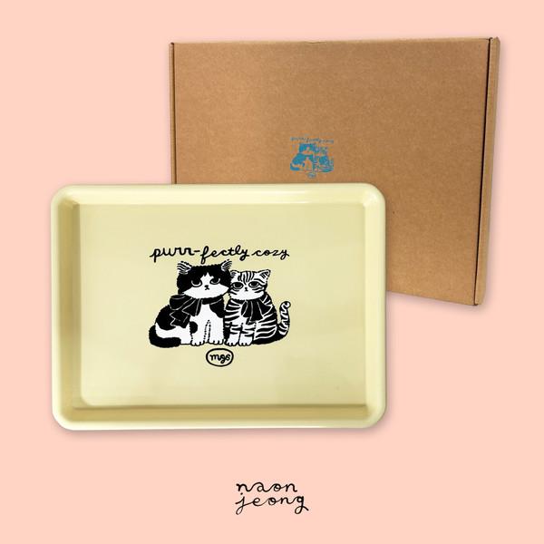 [NAON JEONG] Purr-fectly Cozy 레몬 트레이