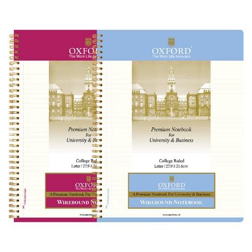OXFORD PP 포켓 클래식 Letter 좌철 유선노트 100p 2종 세트, 랜덤발송, 1세트