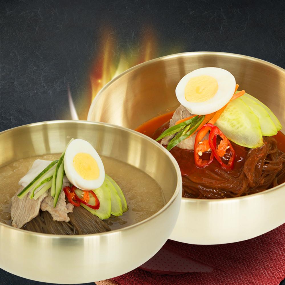 [송주불냉면] (매운)비빔 + 물냉면 반반 10인분 세트