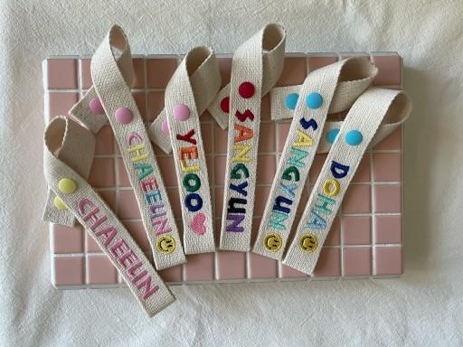 자수네임택 네임키링 네임택  가성비좋은네임택