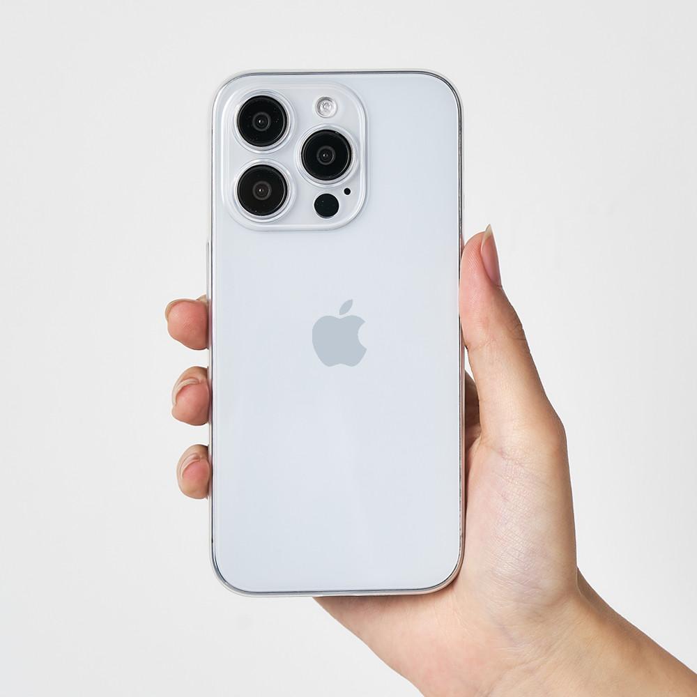 아이폰15 프로 맥스 zero03 변색없는  슬림 생폰 케이스