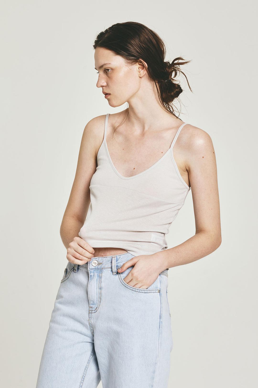 ANNA LINE SLEEVELESS (SILVER GRAY)