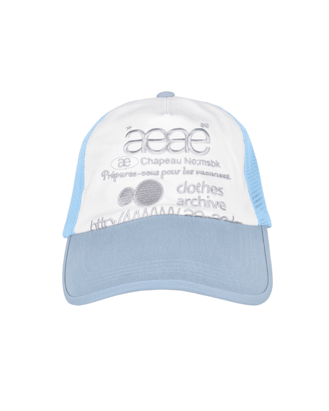 WEB LOGO MESH CAP  - [SKYBLUE]