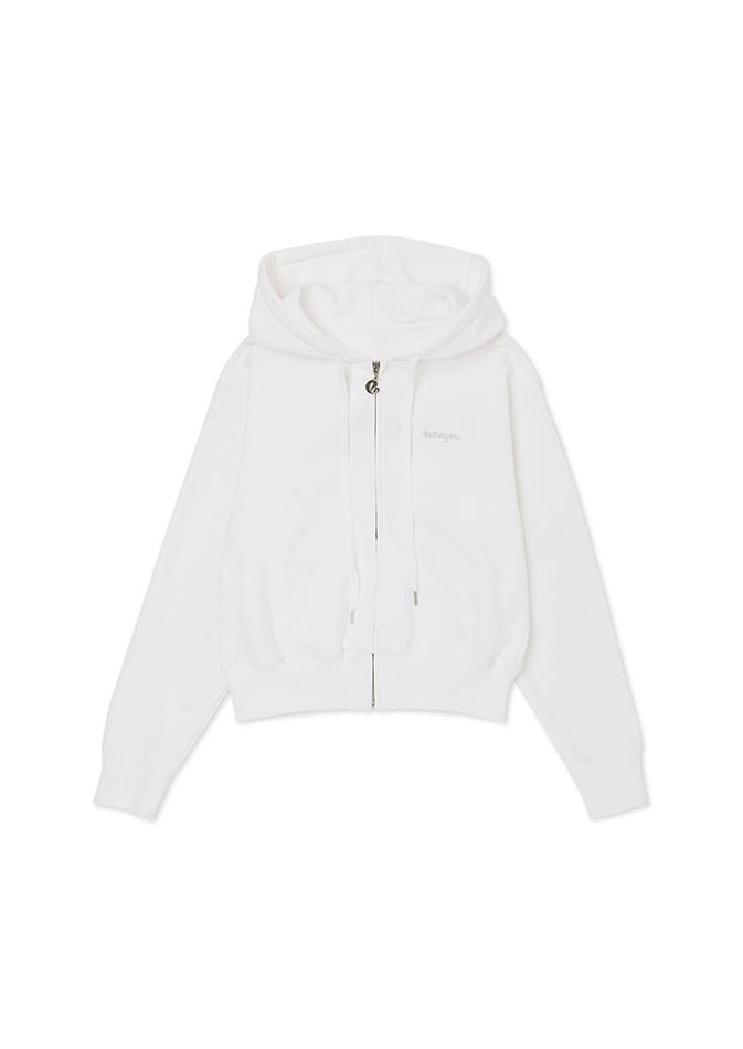 lotsyou_Bunny Logo Hoodie Zip-up White