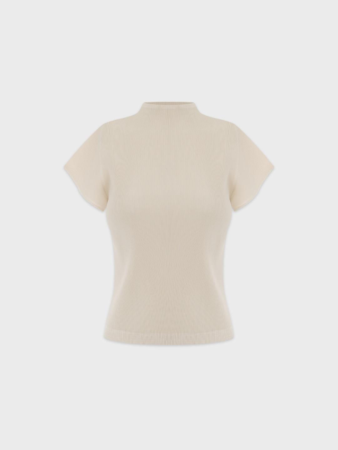 Echo Pleats Crop Top