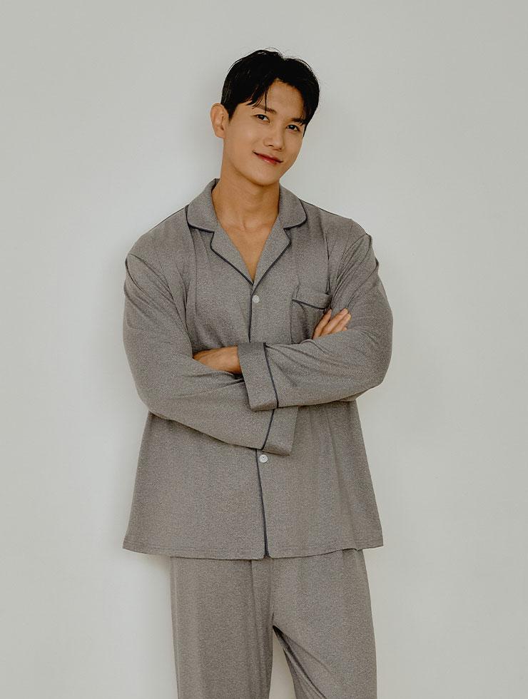 남성 붐베이 카치온스판 상하(긴소매카라넥) 22-06411