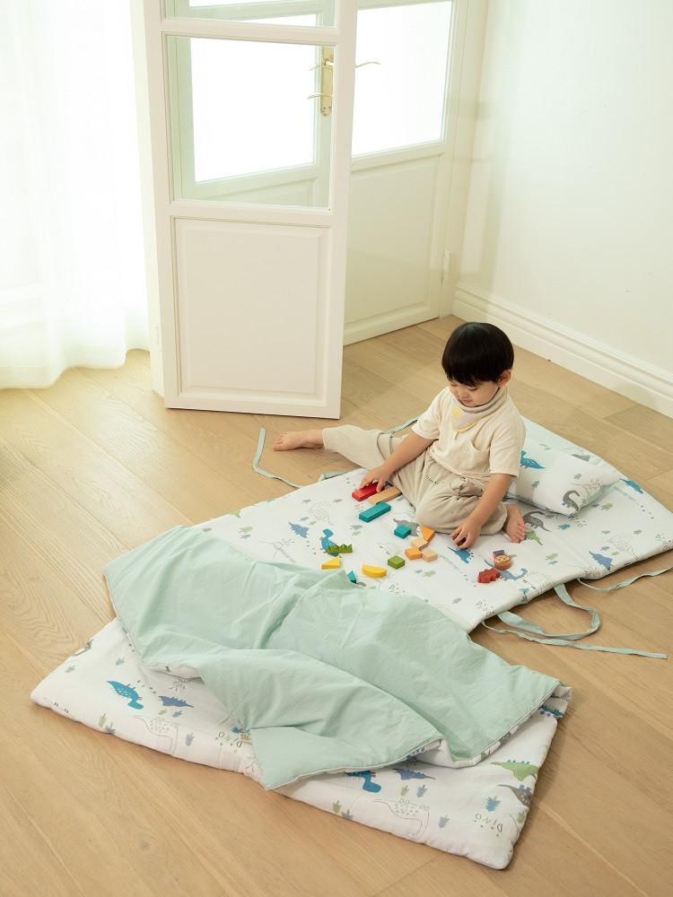 베이비로하 고밀도 면 80수 + 거즈면 패턴 낮잠패드(면100%, 낮잠), 공룡이불, 오리이불, 별달이불