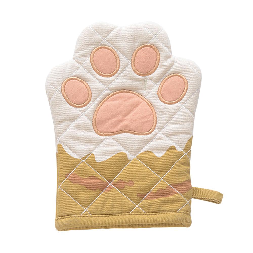 고양이 발바닥 주방 장갑 치즈냥