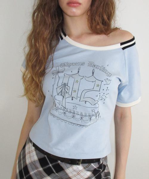 VINTAGE SPORTS T-SHIRT (SKY)