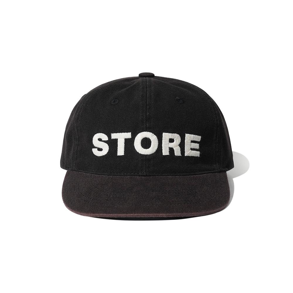6-PANEL STORE CAP - BLACK & WHITE