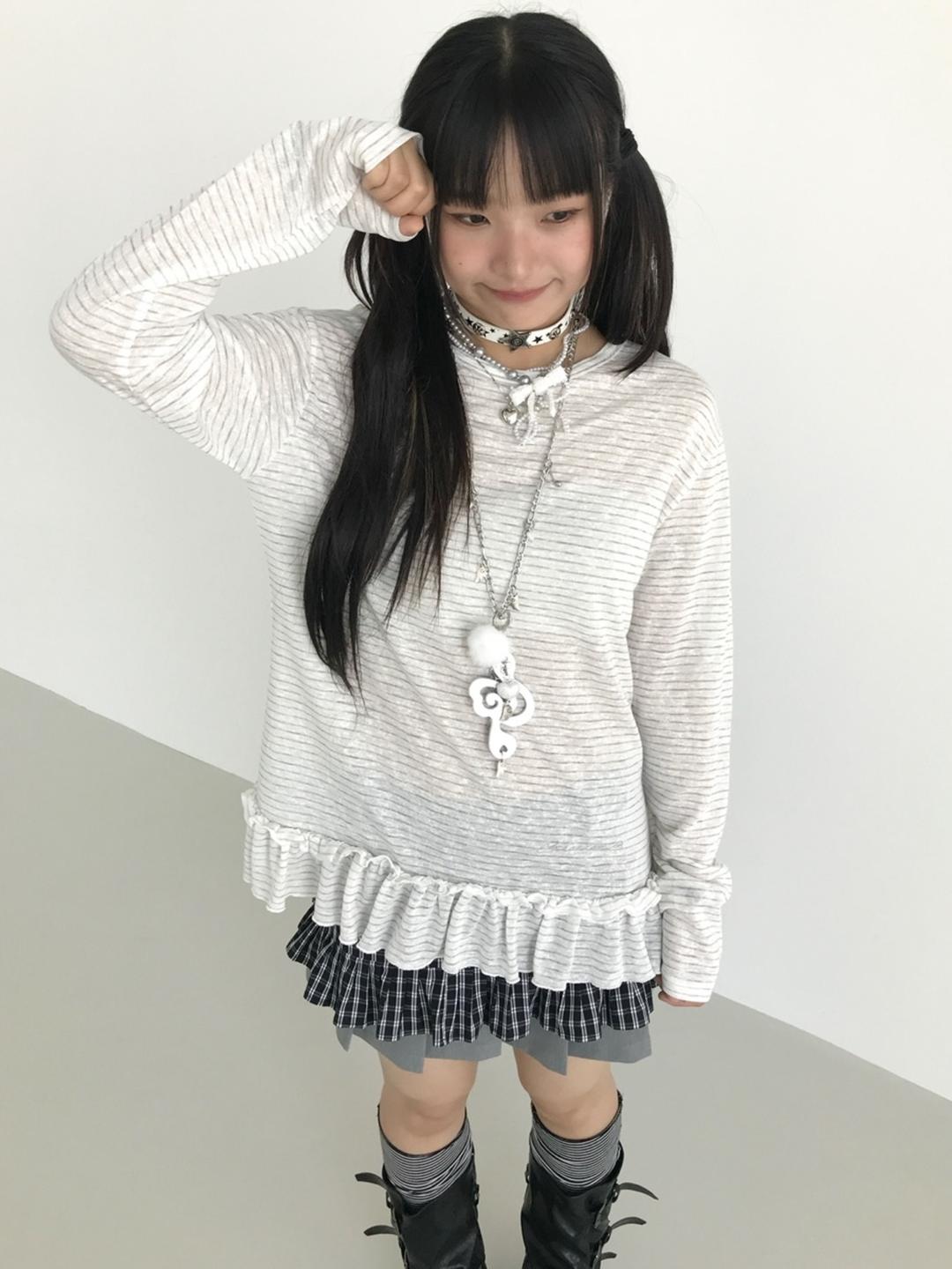 ATRANDOM Freshwater Ruffle Long Sleeve