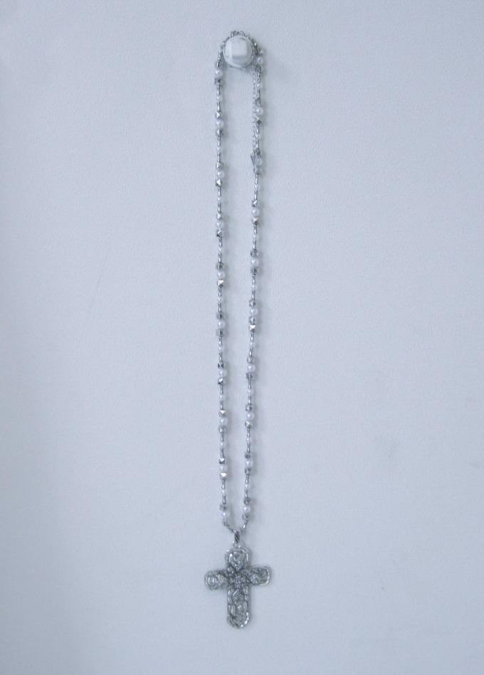 ✞ cross beads necklace ✞