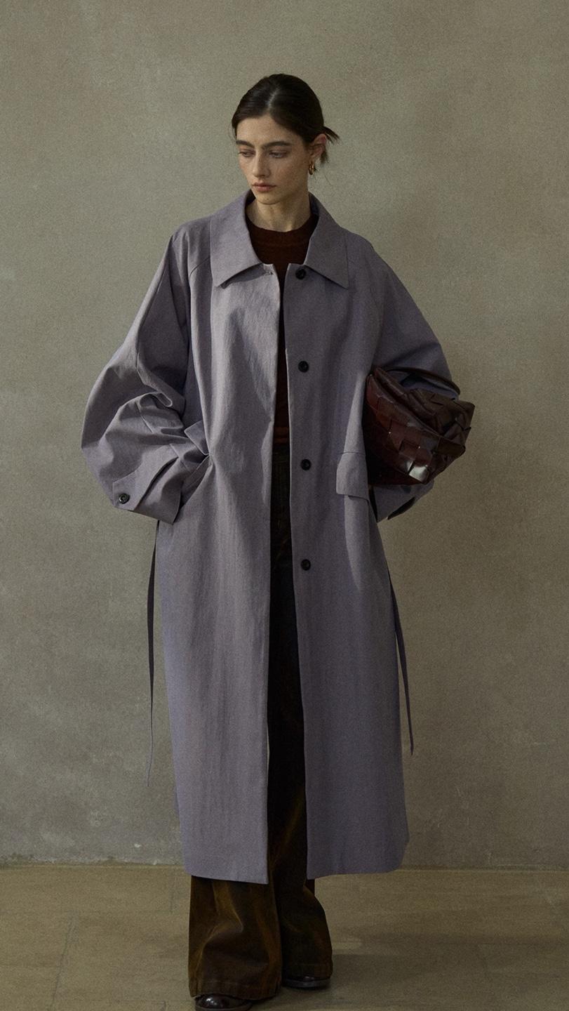 COLNE 코튼 웨스트 트렌치 코트