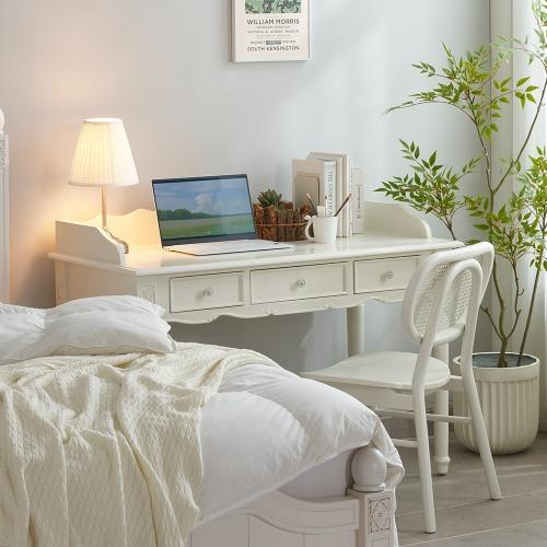 프렌치 데스크 II 화이트 콘솔