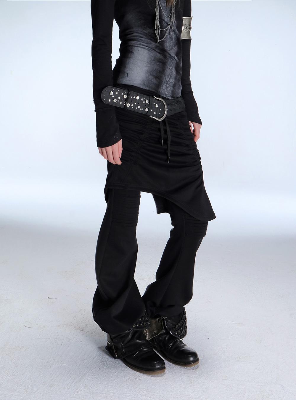 Ruched Two-Piece Sweat Pants (2color)