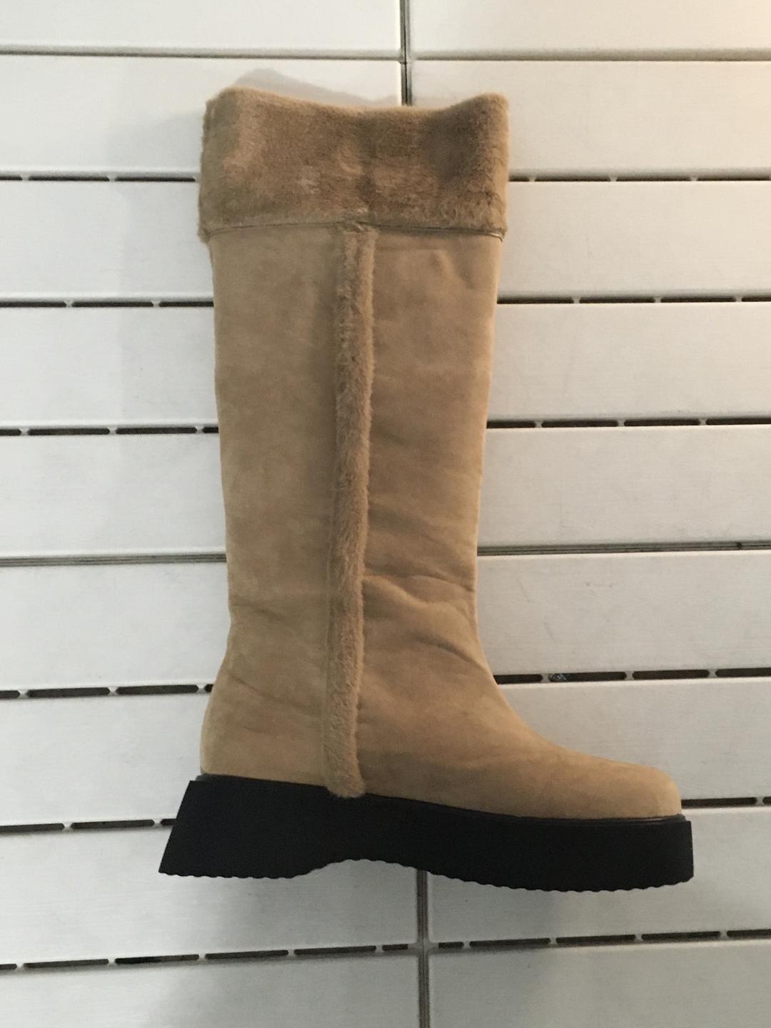 [릴스추천/하비커버] 스웨이드 퍼 부츠