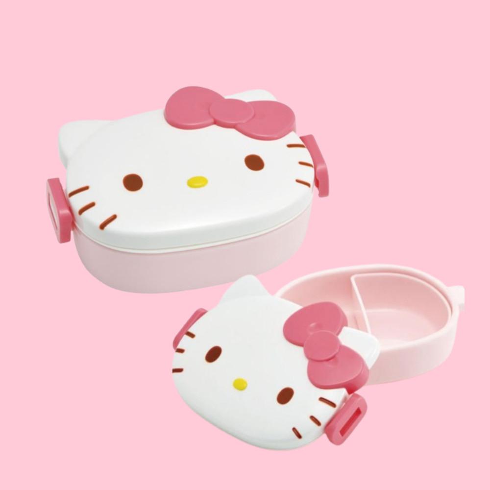 키티도시락통 핑크얼굴 산리오 간식통 소풍