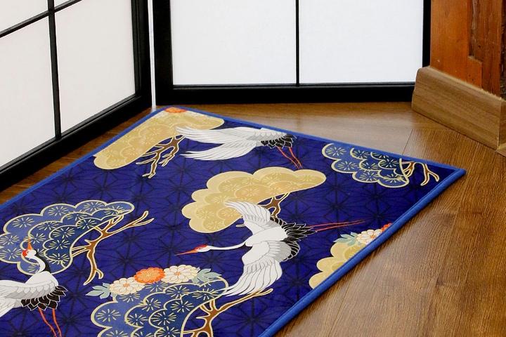 워셔블 극세사 빈티지 패턴 논슬립 욕실 주방 현관 침실 거실 포인트러그 발매트