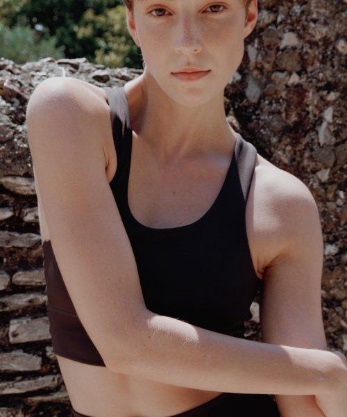 시그니처 스포츠브라 [브라운 블랙]