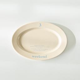 [ weekend 2 ] 오발 플레이트 ‘butter’