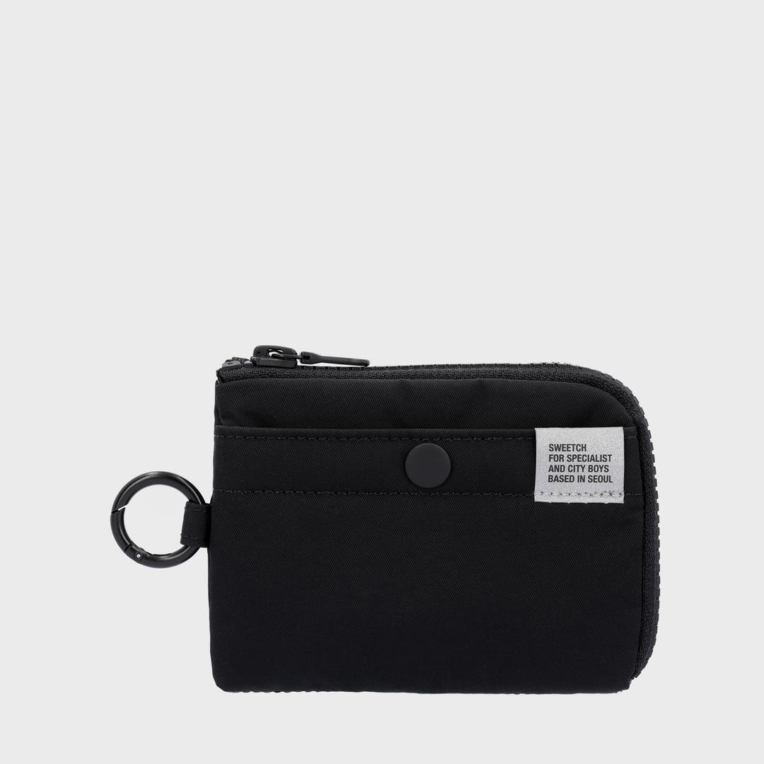HALF ZIP WALLET 001 M Black
