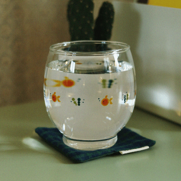 [7/18 14:00시 소량재입고 · 7/21부터 순차배송] fishbowl cup&coaster | 어항컵&코스터