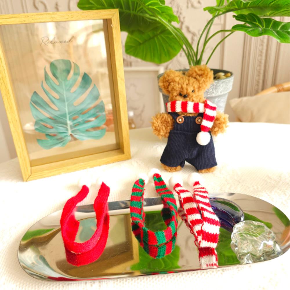 모루 인형 꾸미기 소품 10cm 15cm 솜 인형 방울털 목도리 미니 우랑우탄 소품 소