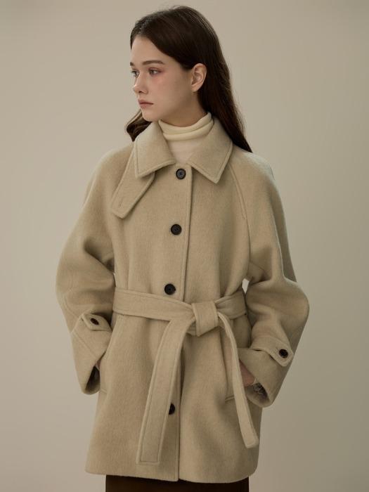Shelter Wool Half Coat_2Color