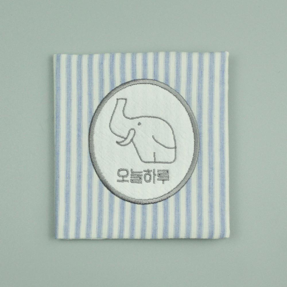 코끼리 북커버 핸드메이드 책커버 패브릭