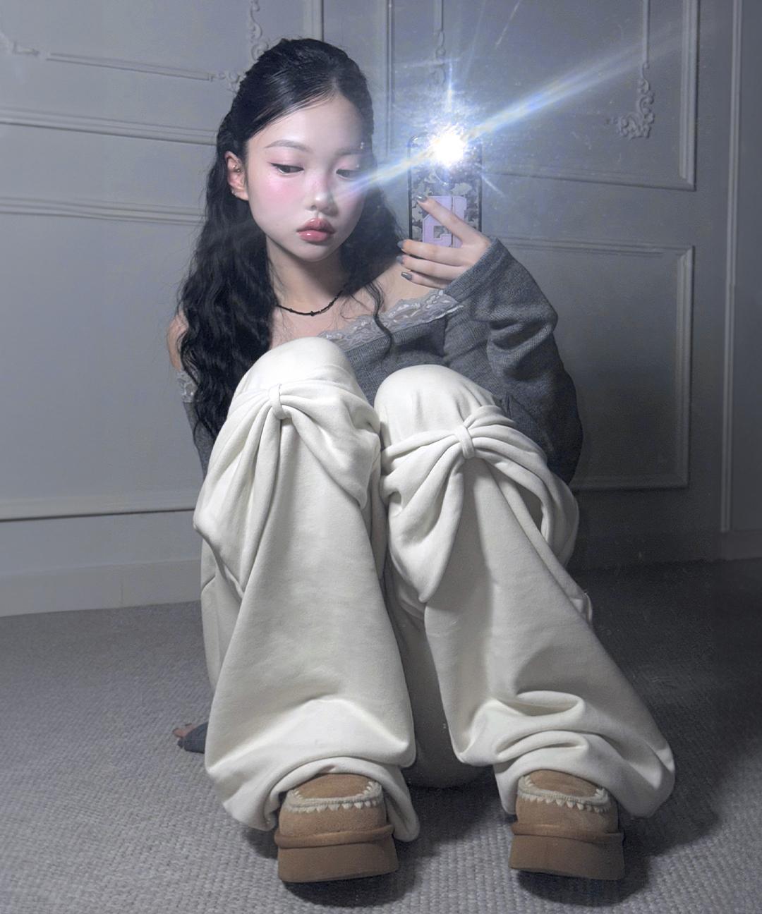 미고 Ribbon Knee PT (3colors)