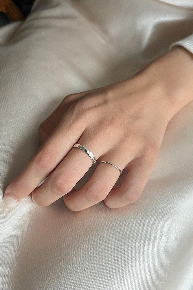 (925) Woody Ring (2colors)