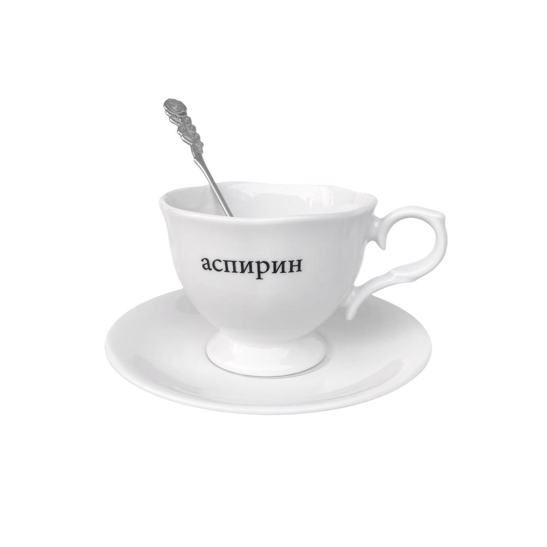 Aspirin teacup