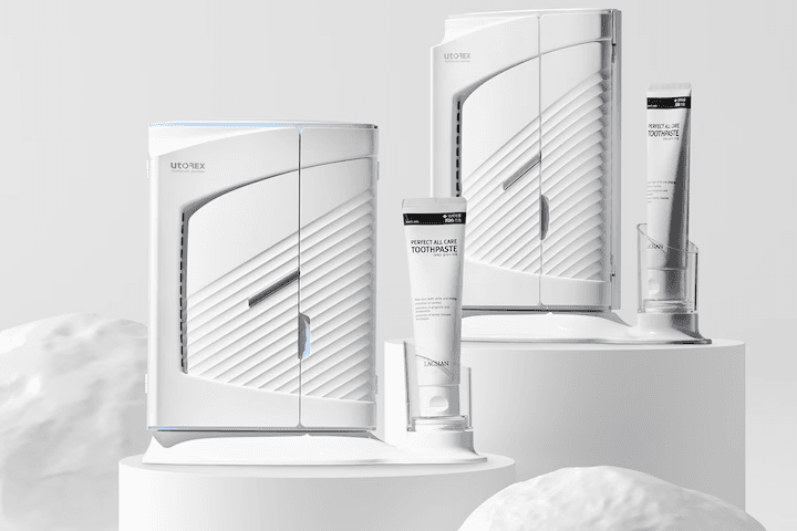 프라임 UV-C 히팅건조 자동순환살균 트리플케어 칫솔살균기 UTC-81UV