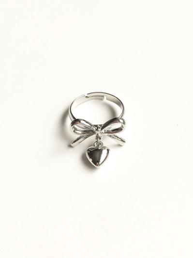 ribbon heart ring