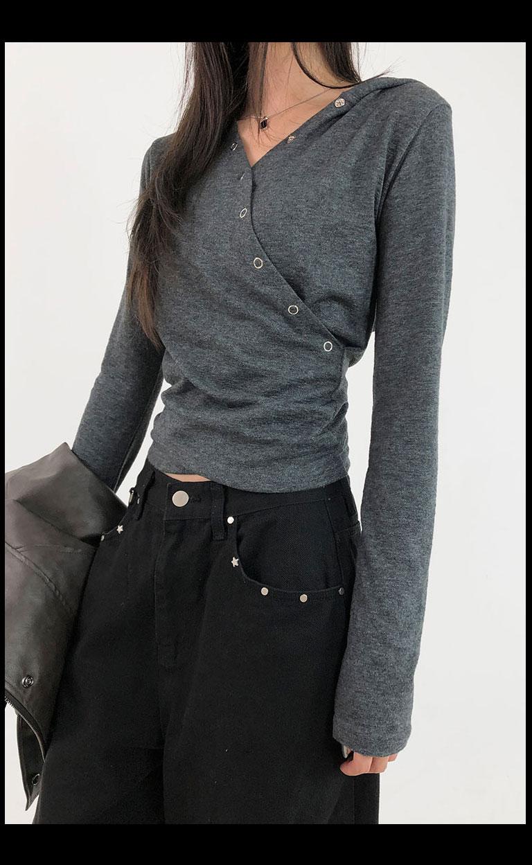 르티 후드셔링 골지- 3color