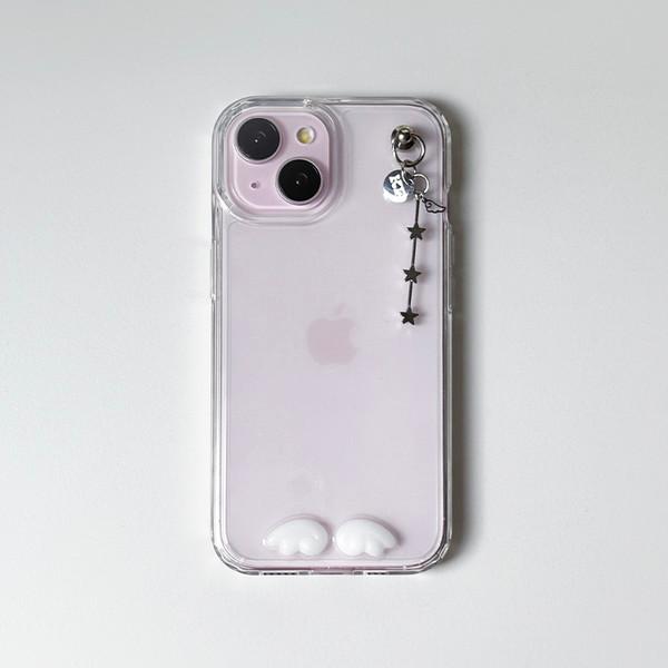 <기본/맥세이프> Angel case - White