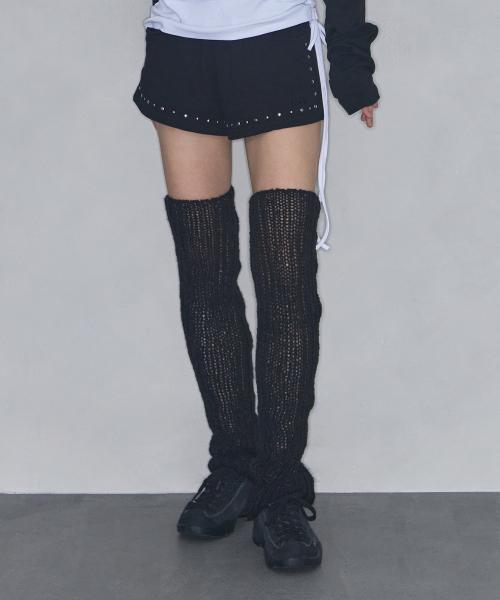 컷 오프 빈티지 쇼츠 블랙