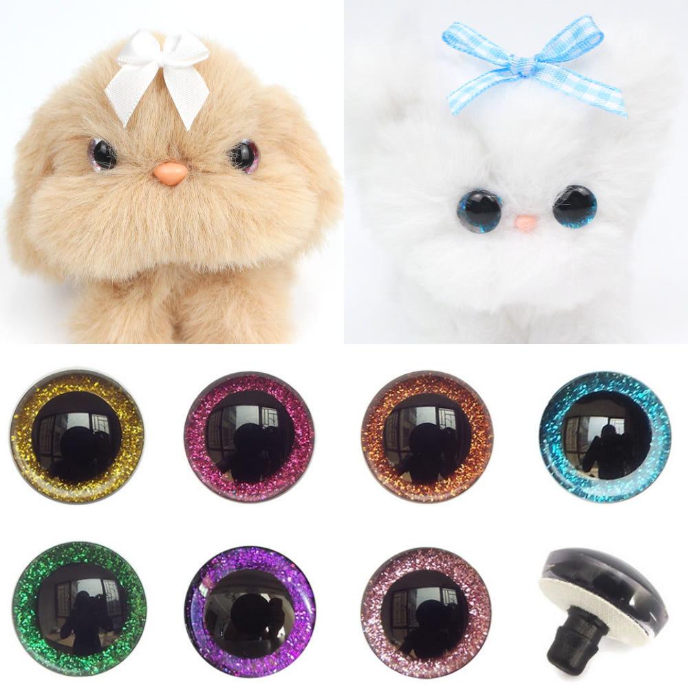 모루 인형 눈알 원형 반짝 고양이 눈 뜨개 인형 눈 부자재 9mm
