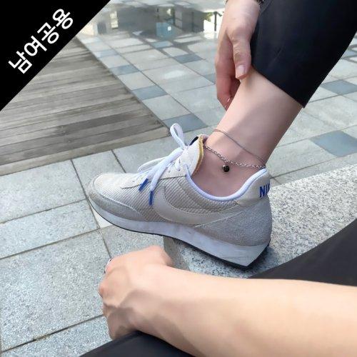 [남여공용] 써지컬스틸 스퀘어오닉스 펜던트 발찌 / GBSA-006