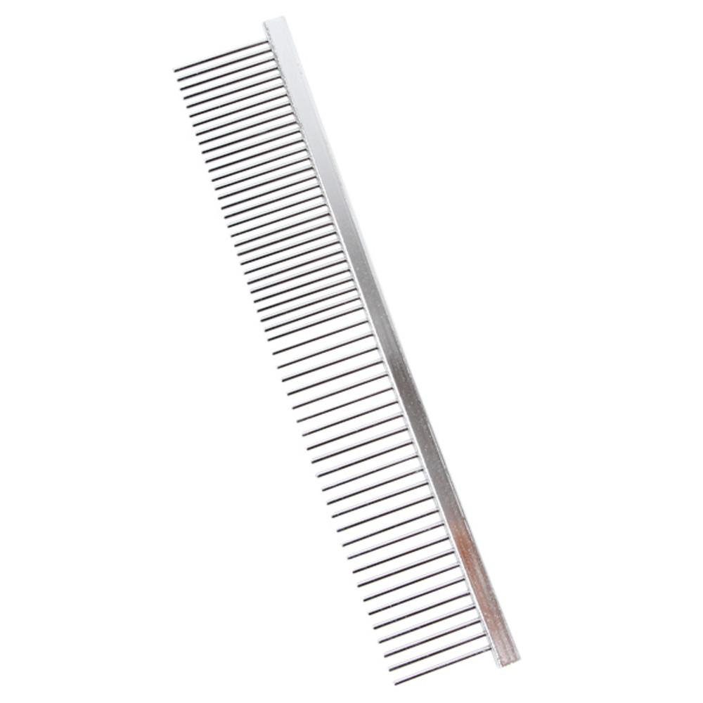 애완 크롬철빗 일자빗 강아지브러쉬