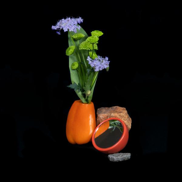 TORTOISE MIRROR (ORANGE)