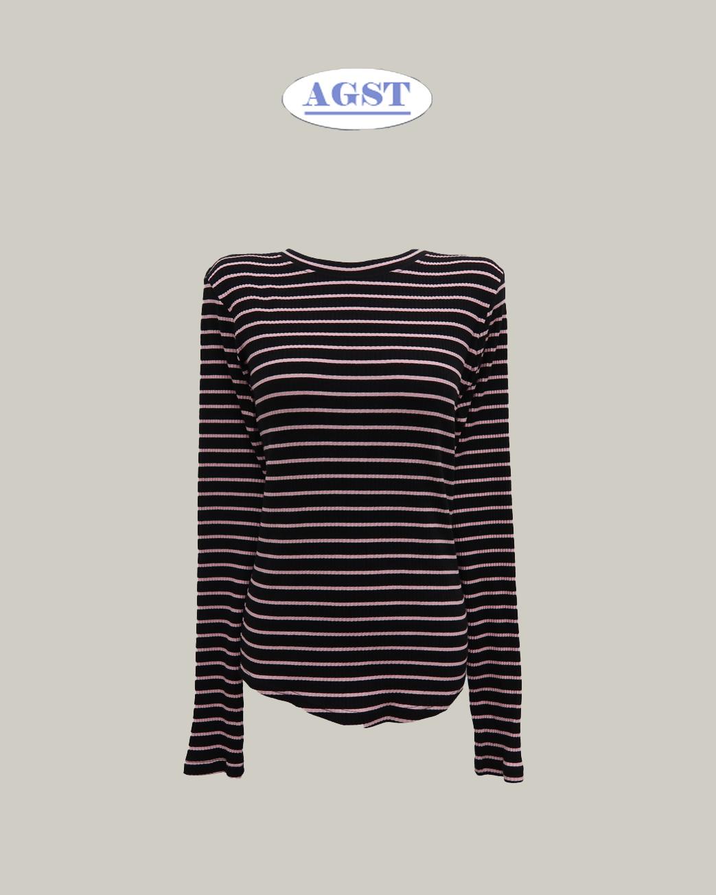 [AGST] "A\" tee (black)