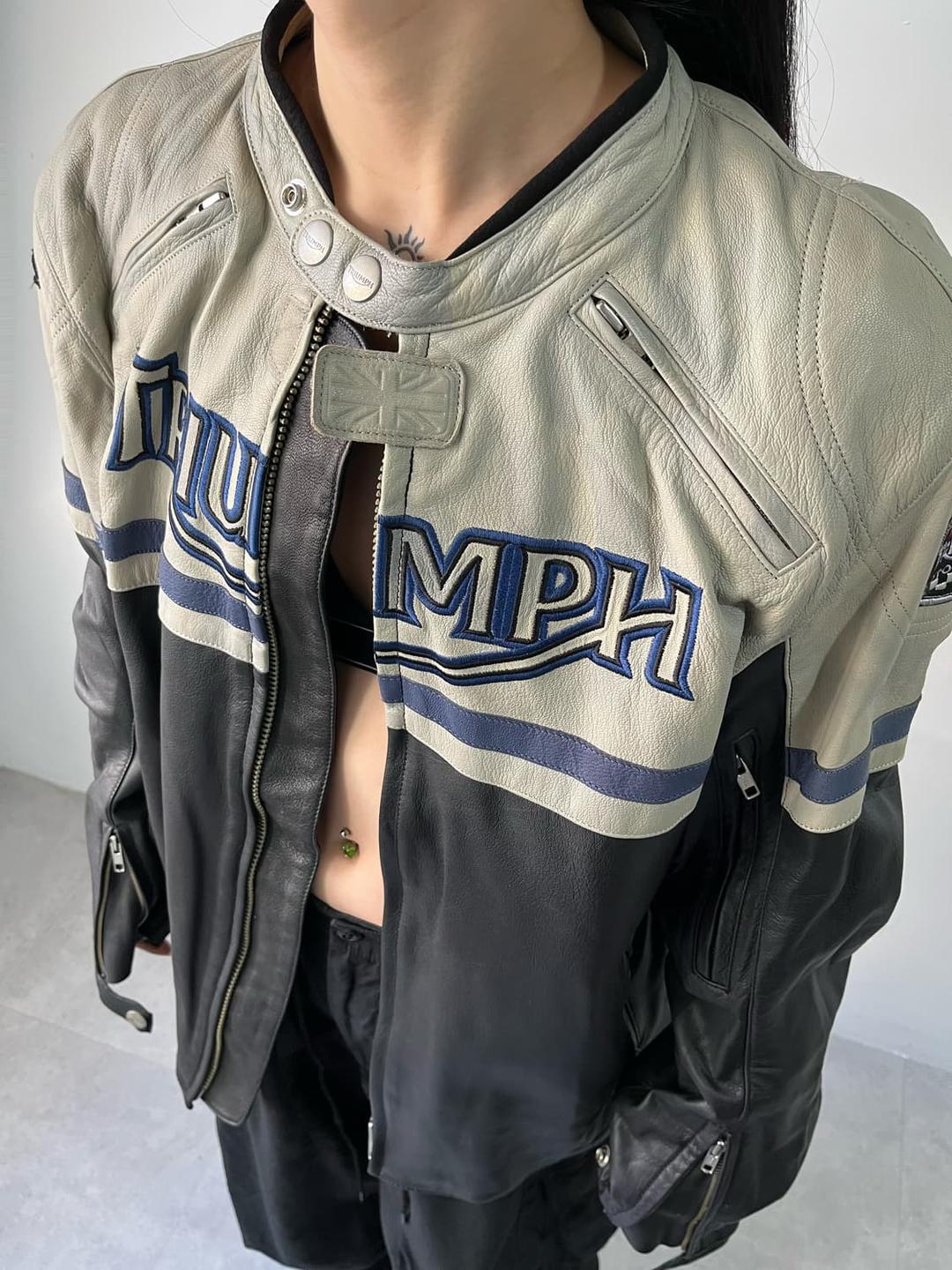 트라이엄프 레더 바이커자켓 | 후루츠패밀리