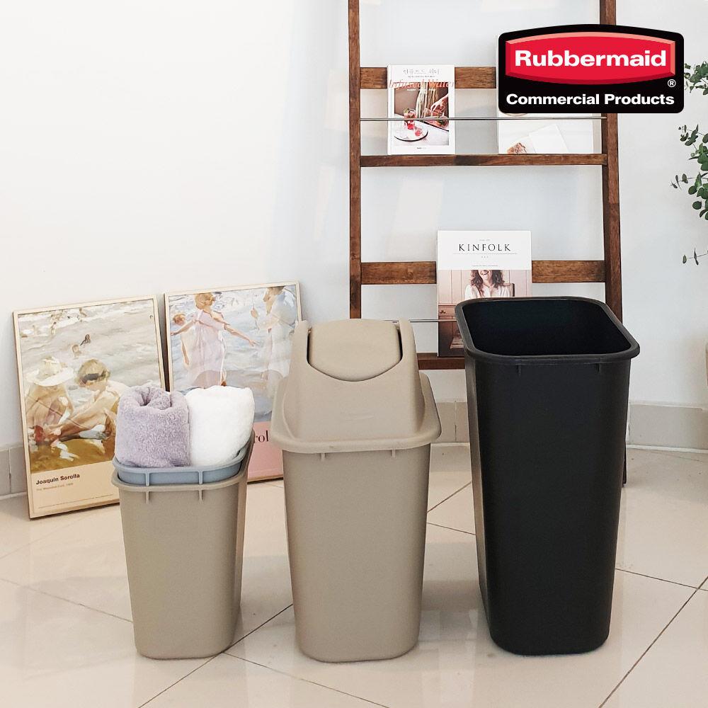 러버메이드 스윙형 소프트 휴지통 가정용 카페 인테리어 쓰레기통 (13L/27L/39L)