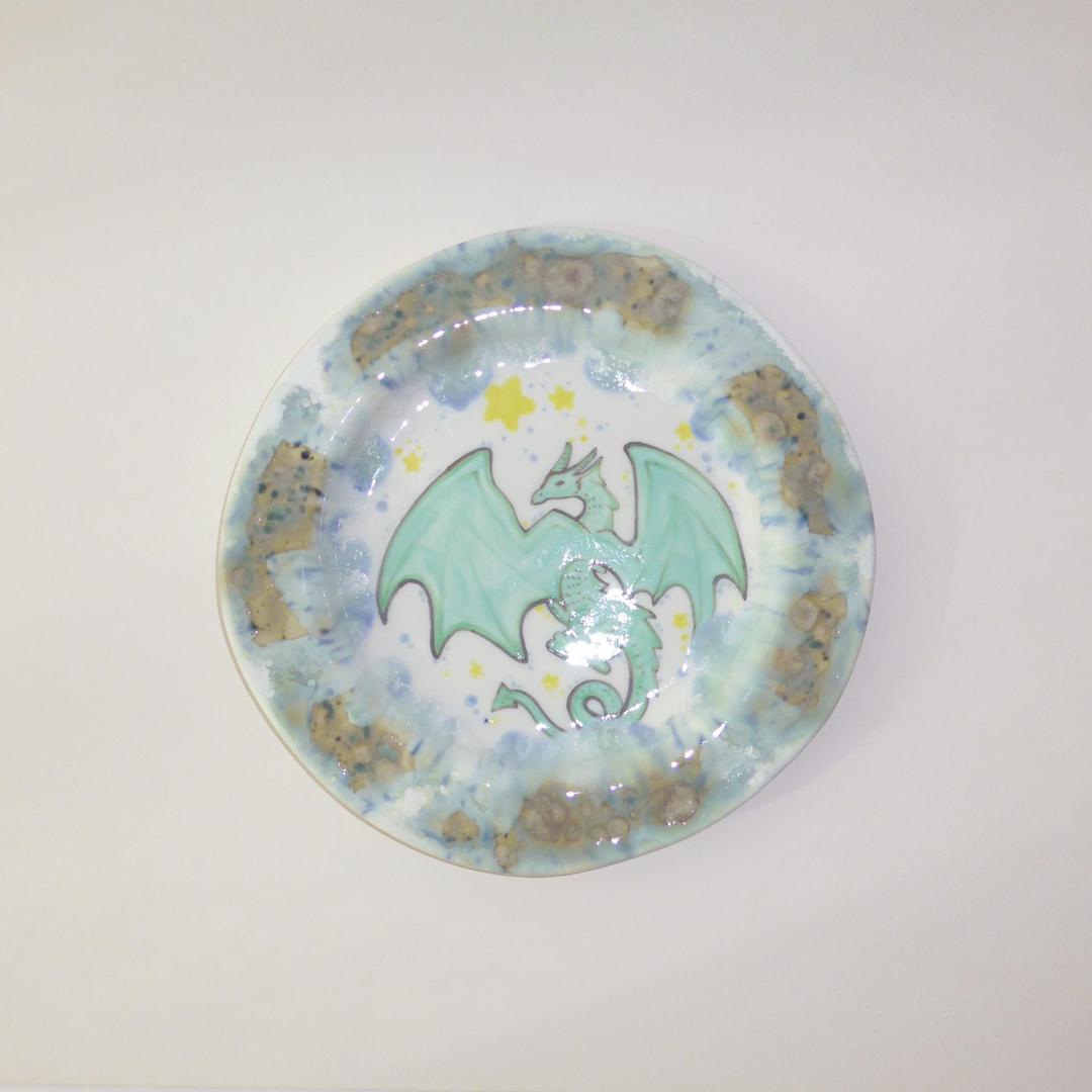 Mint dragon dish