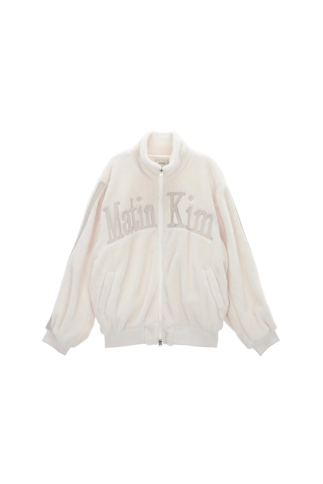 TEDDY FLEECE JUMPER IN IVORY