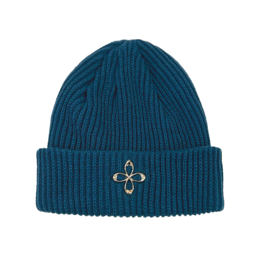 surgery clover logo beanie ver.2 'deep blue'