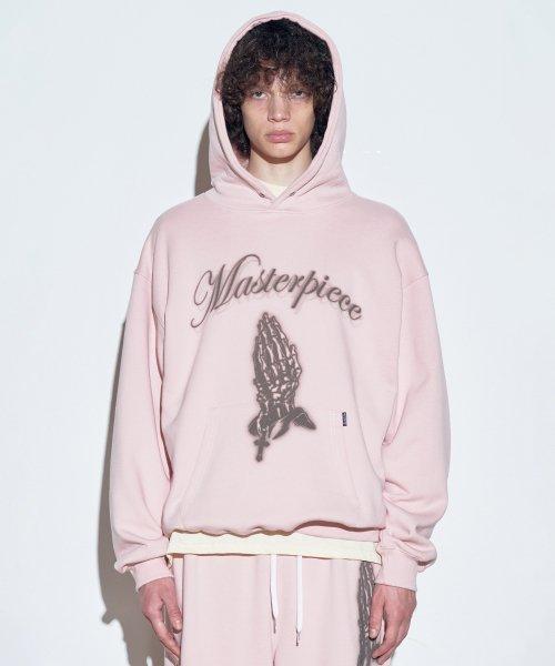 Praying Hoodie Pale Pink