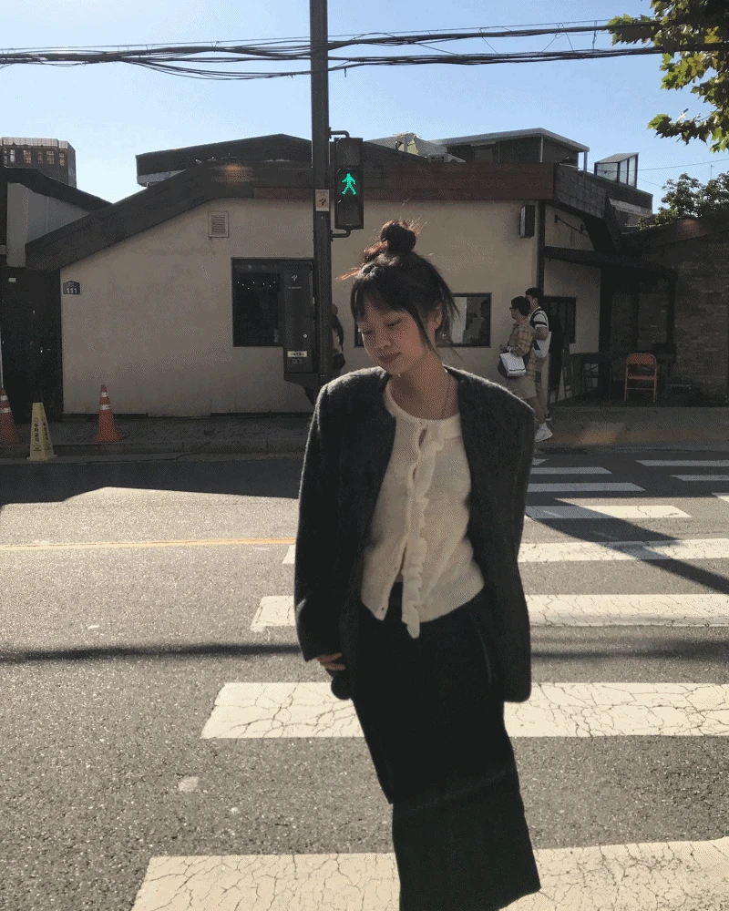 [MD PICK!] NO COLLAR MOHAIR CT (1주 소요)