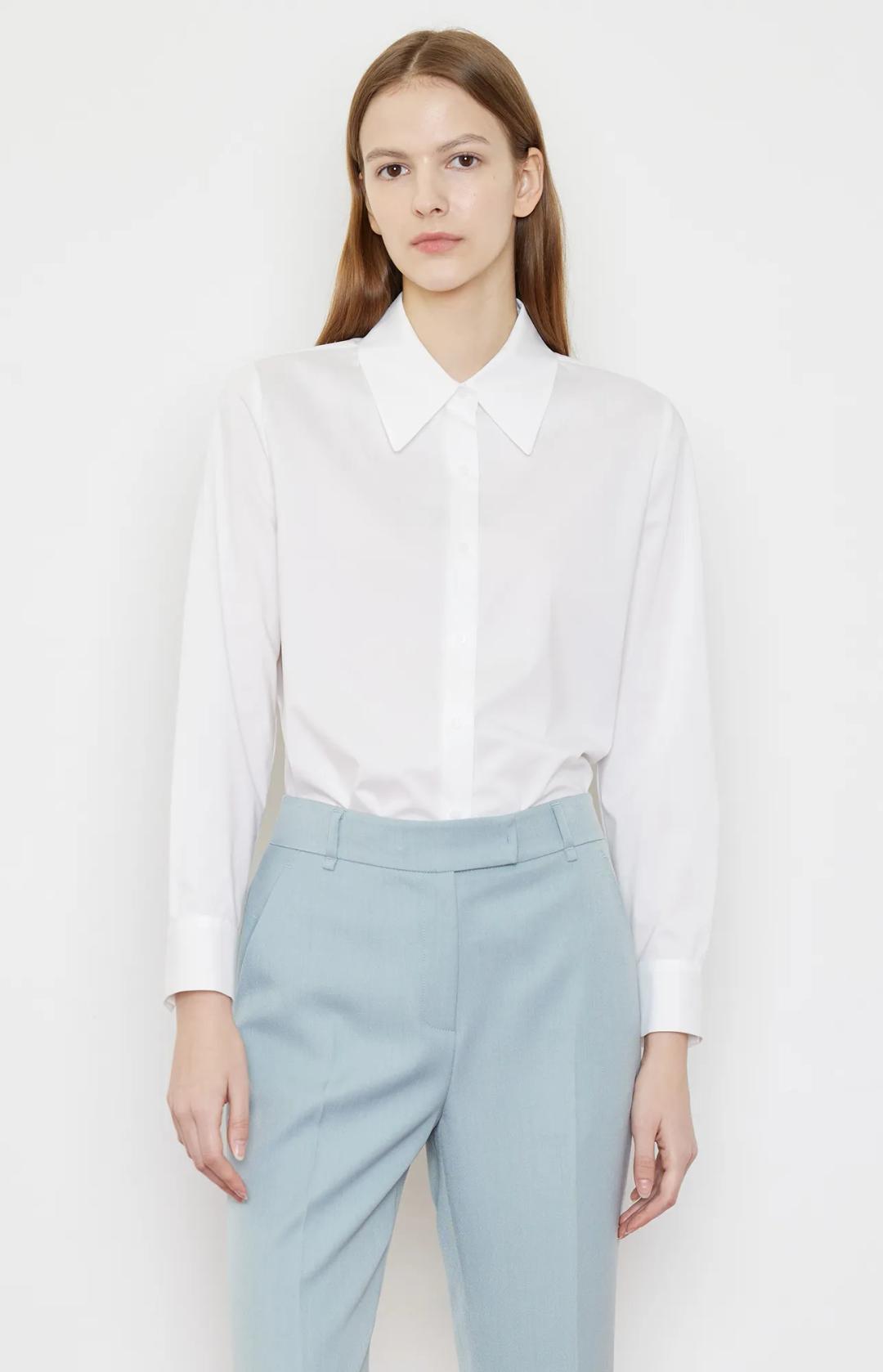 델리나 솔리드 셔츠